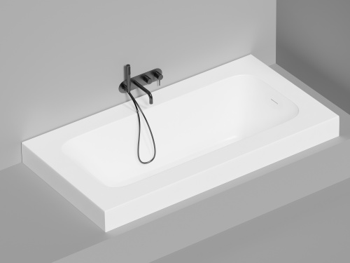 Ванна из литьевго мрамора Salini ORLANDA 102114GF 190х100 встраиваемая прямоугольная с ножками - фото 4